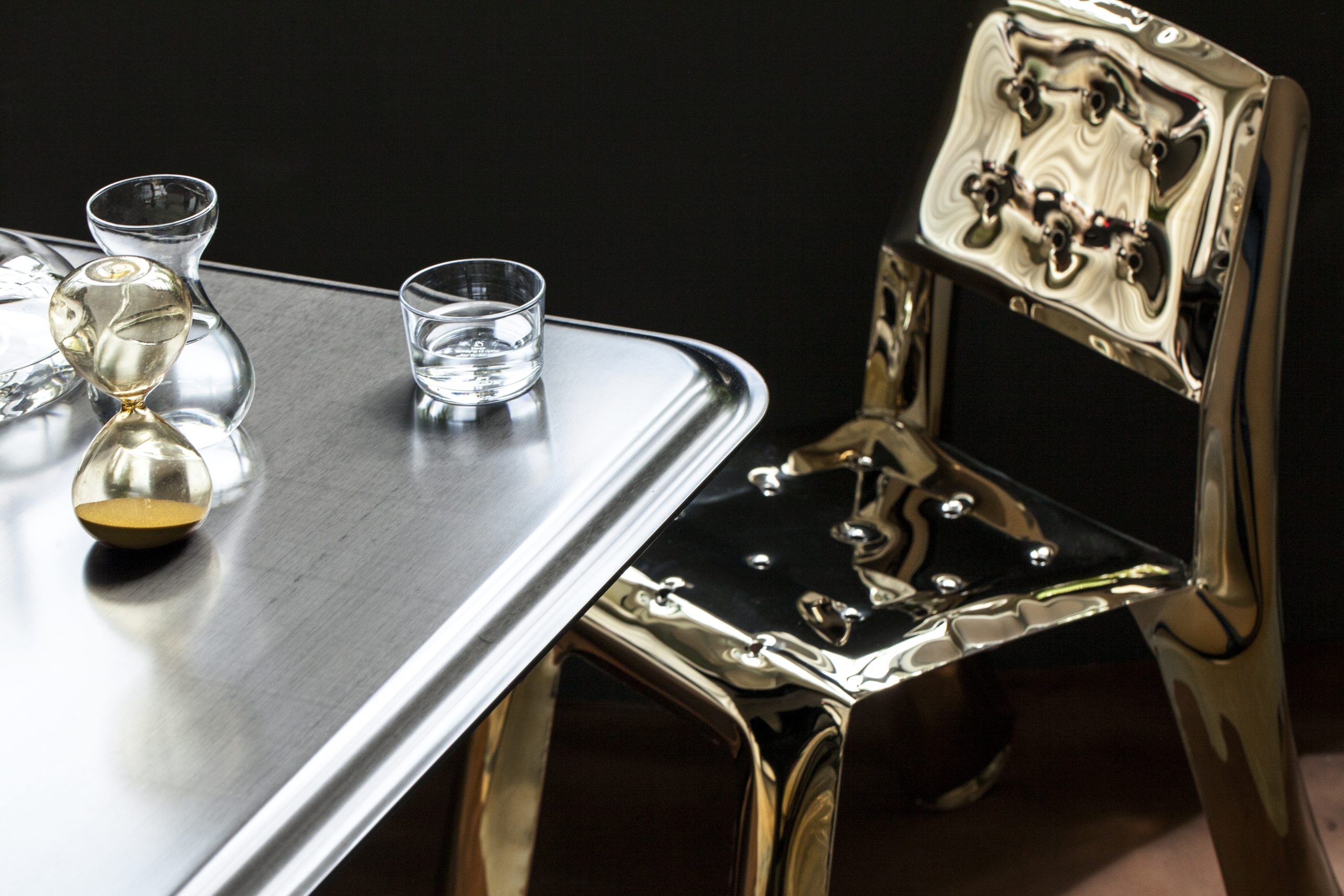 CHIPPENSTEEL 0.5 CHAIR - HEAT FLAMED GOLD - Image 2